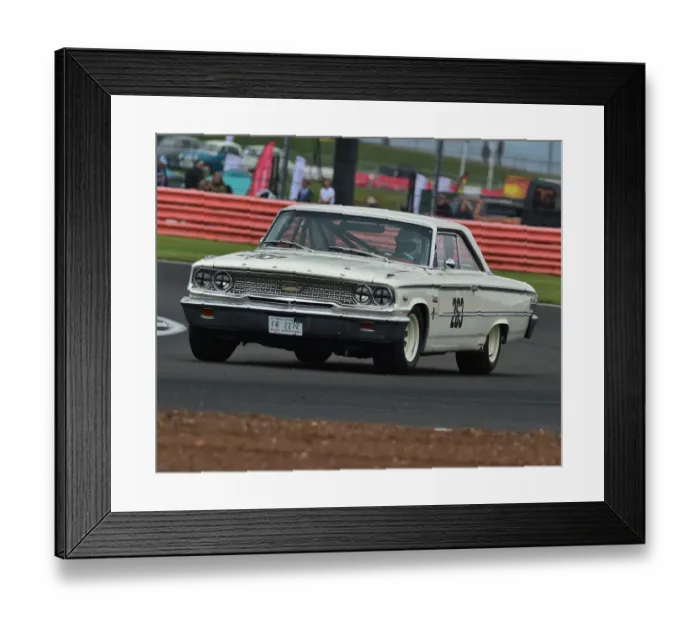 Framed Print : CM29 1581 Stiq Blomqvist, Bill Shepherd, Ford Galaxie