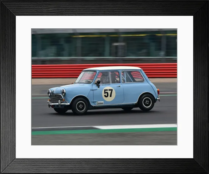 Framed Print : CM29 1842 William Ward, Austin Mini Cooper S Framed Print : CM29 1842 William Ward, Austin Mini Cooper S
