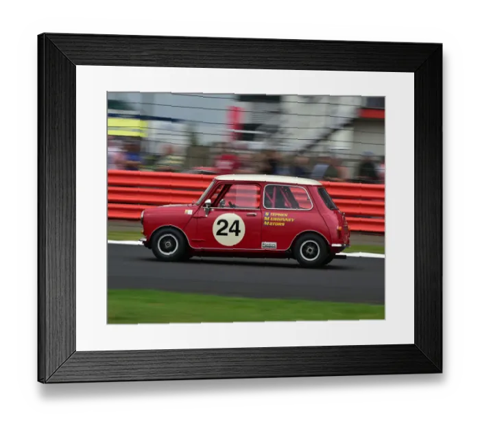 Framed Print : CM29 1663 James Hagan, Morris Mini Cooper S