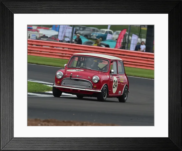 Framed Print : CM29 1570 James Hagan, Morris Mini Cooper S