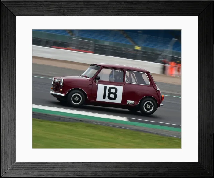 Framed Print : CM29 1831 Aaron Smith, David Usher, Austin Mini Cooper S