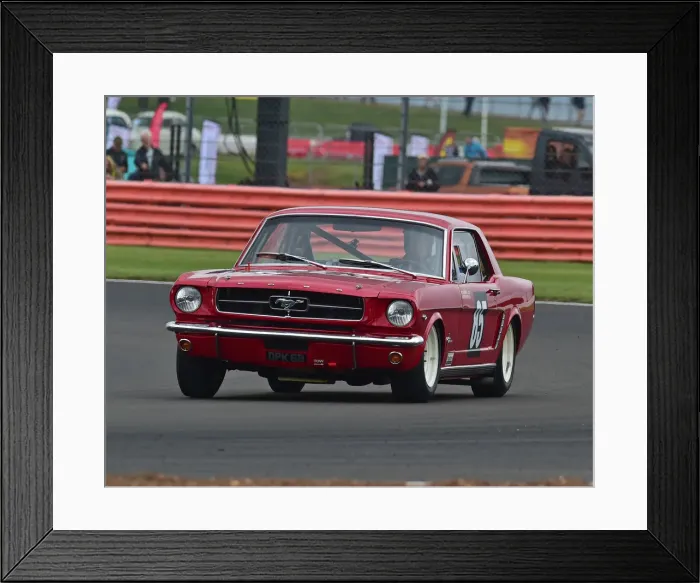 Framed Print : CM29 1546 Harry Naismith, Nick Naismith, Ford Mustang