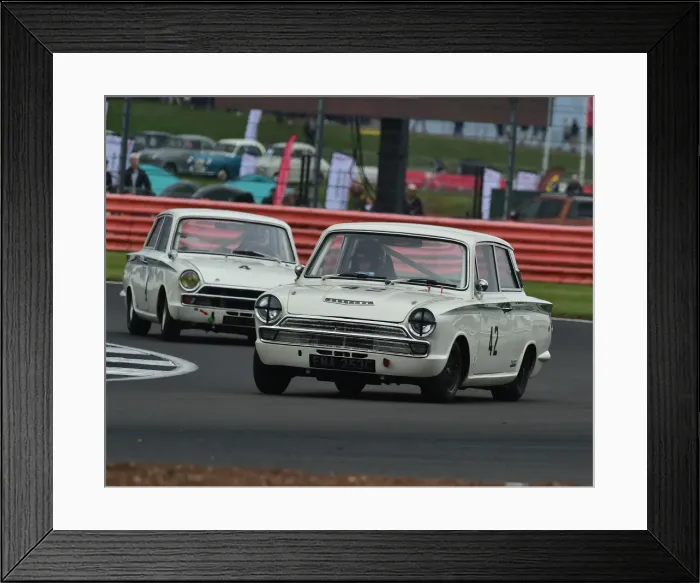 Framed Print : CM29 1539 John Spiers, Ford Lotus Cortina Framed Print : CM29 1539 John Spiers, Ford Lotus Cortina