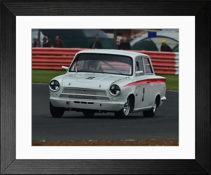 Framed Print : CM29 1536 Neil Brown, Ford Lotus Cortina