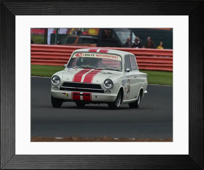 Framed Print : CM29 1534 Shaun Balfe, Ford Lotus Cortina Framed Print : CM29 1534 Shaun Balfe, Ford Lotus Cortina