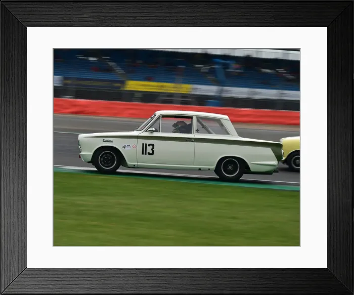 Framed Print : CM29 1735 Andy Wolfe, Ford Lotus Cortina