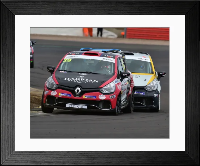 Framed Print : CM29 6990 Ethan Hammerton, Renault Clio Sport 220 Framed Print : CM29 6990 Ethan Hammerton, Renault Clio Sport 220