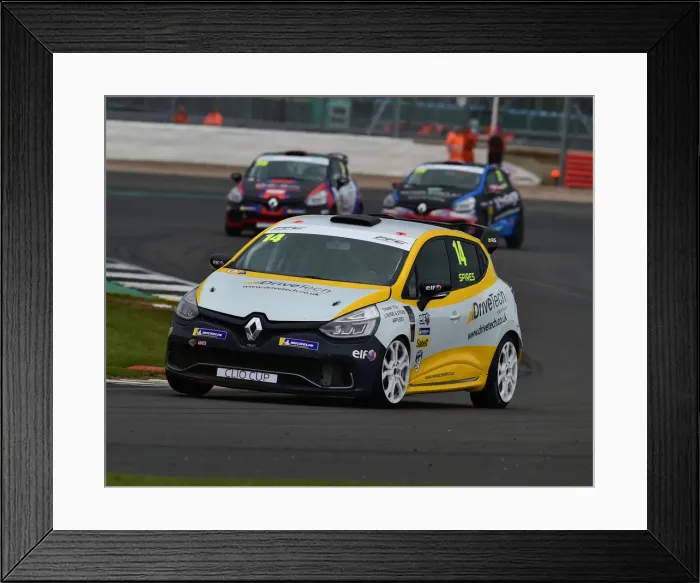 Framed Print : CM29 7012 Anton Spiires, Renault Clio Sport 220 Trophy Framed Print : CM29 7012 Anton Spiires, Renault Clio Sport 220 Trophy