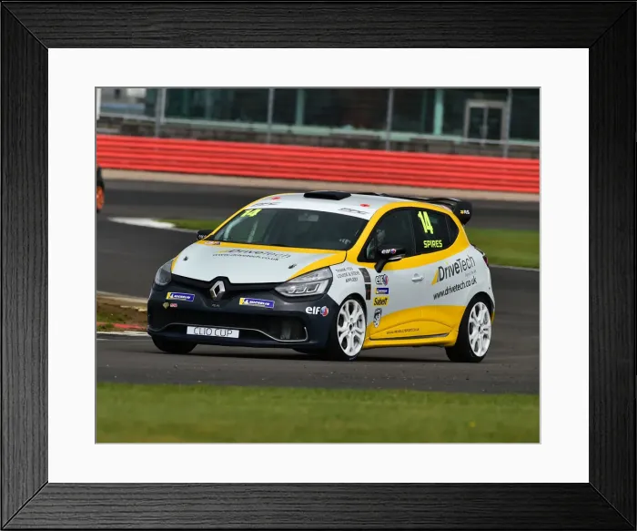 Framed Print : CM29 6907 Anton Spiires, Renault Clio Sport 220 Trophy Framed Print : CM29 6907 Anton Spiires, Renault Clio Sport 220 Trophy