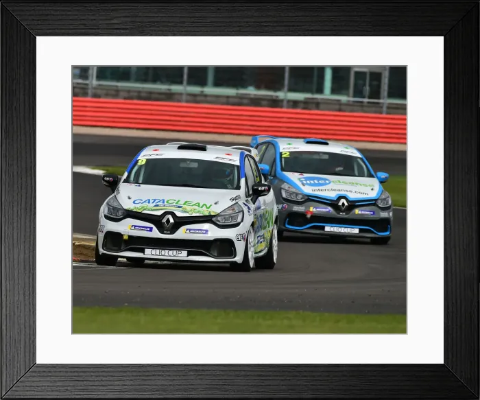 Framed Print : CM29 6905 Jade Edwards, Renault Clio Sport 220 Trophy Framed Print : CM29 6905 Jade Edwards, Renault Clio Sport 220 Trophy