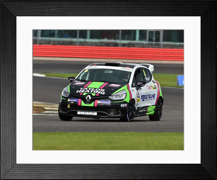 Framed Print : CM29 6899 Paul Taylor, Renault Clio Sport 220 Trophy Framed Print : CM29 6899 Paul Taylor, Renault Clio Sport 220 Trophy