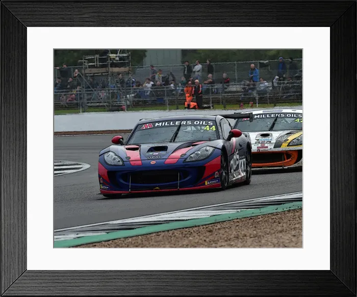 Framed Print : CM29 7137 Fin Green, Ginetta G55 Framed Print : CM29 7137 Fin Green, Ginetta G55