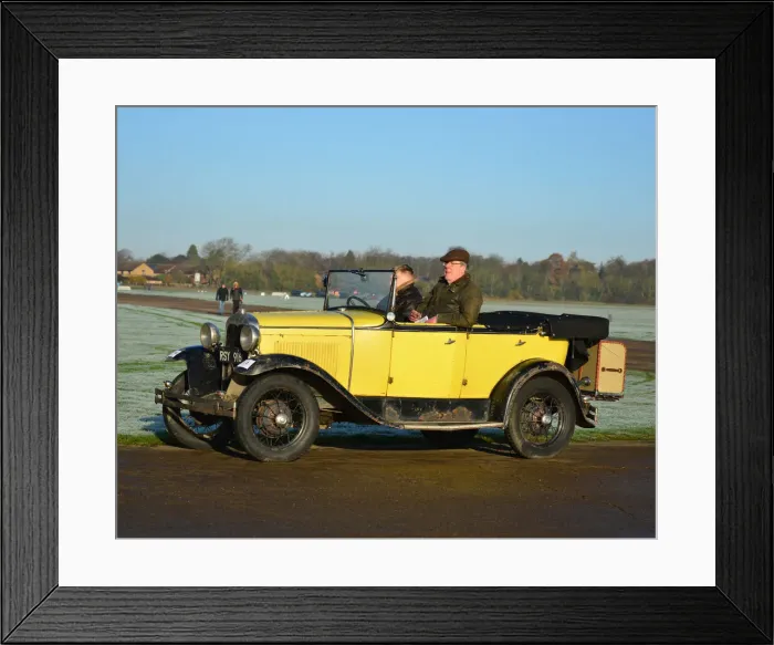 Framed Print : CJ8 2030 Stephen Harrold, James Harrold, Ford Model A