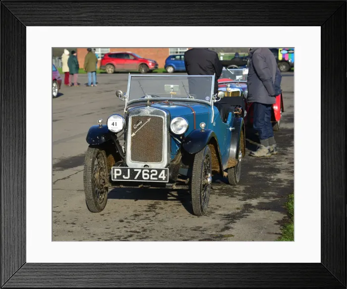 Framed Print : CJ8 2041 Miss Bethany Candlin, Austin Seven Arrow Sports Framed Print : CJ8 2041 Miss Bethany Candlin, Austin Seven Arrow Sports