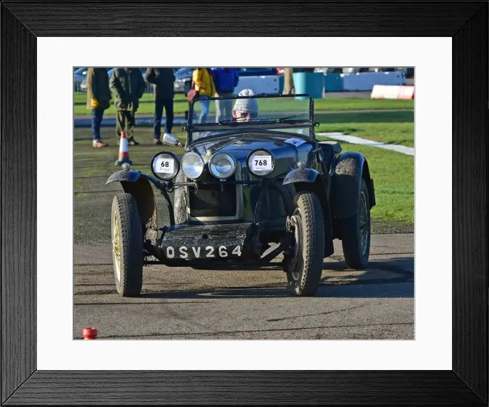Framed Print : CM30 0654 Richard Scott, David Burton, Riley 12-4