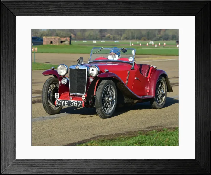 Framed Print : CM30 0685 Barny Creaser, MG PA Midget Framed Print : CM30 0685 Barny Creaser, MG PA Midget