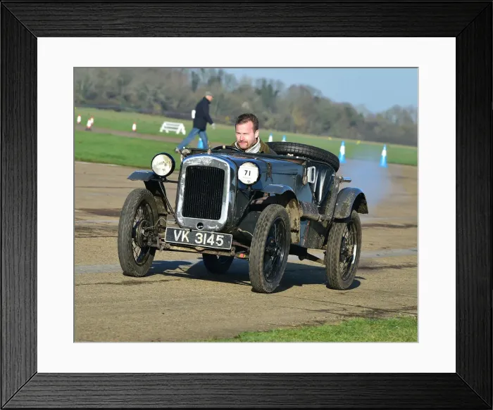Framed Print : CM30 0696 George Diffey, Austin 7 Framed Print : CM30 0696 George Diffey, Austin 7