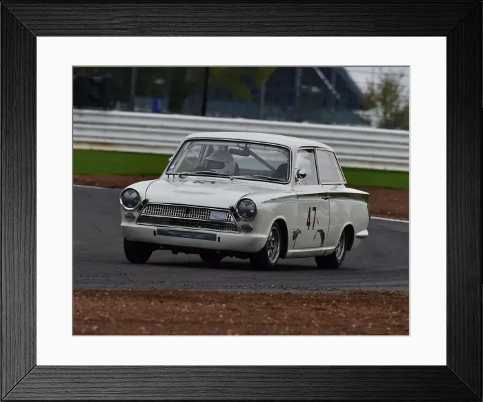 Framed Print : CM29 8640 Nigel Cox, Ford Lotus Cortina Framed Print : CM29 8640 Nigel Cox, Ford Lotus Cortina