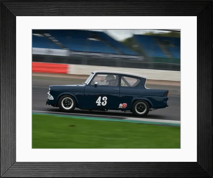 Framed Print : CM29 7949 Eric Walker, Ford Anglia Framed Print : CM29 7949 Eric Walker, Ford Anglia