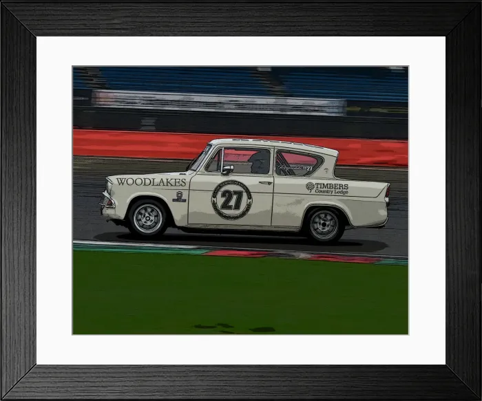 Framed Print : CM29 7957 Martin Reynolds, Ford Anglia