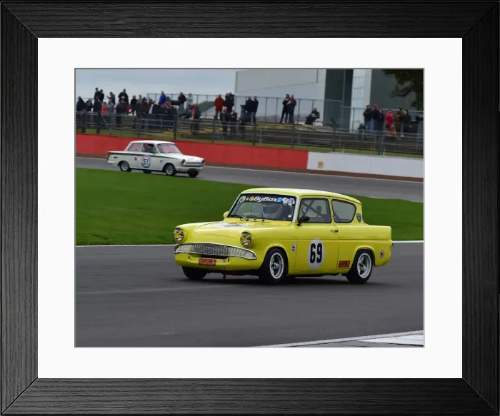 Framed Print : CM29 8534 Bob Bullen, Ford Anglia Framed Print : CM29 8534 Bob Bullen, Ford Anglia