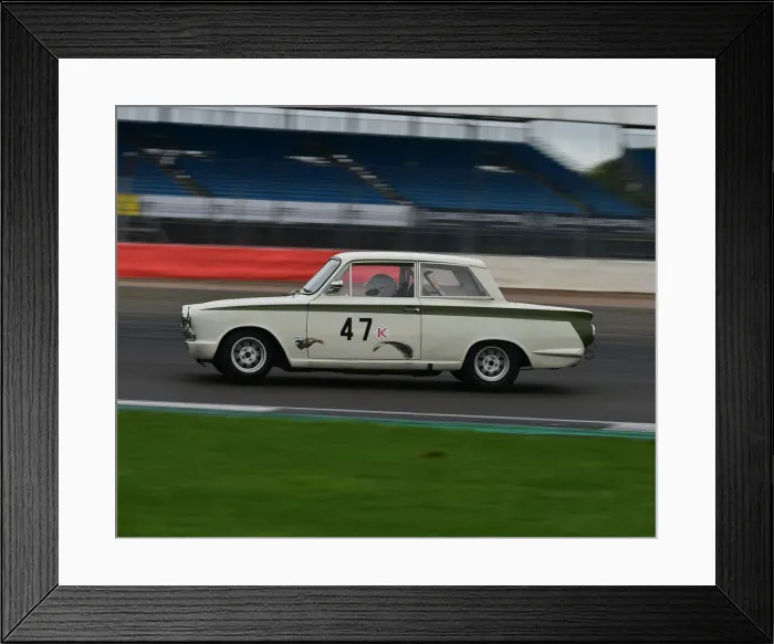 Framed Print : CM29 7934 Nigel Cox, Ford Lotus Cortina Framed Print : CM29 7934 Nigel Cox, Ford Lotus Cortina