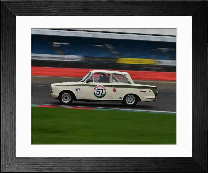 Framed Print : CM29 7908 David Hall, Ford Lotus Cortina Framed Print : CM29 7908 David Hall, Ford Lotus Cortina