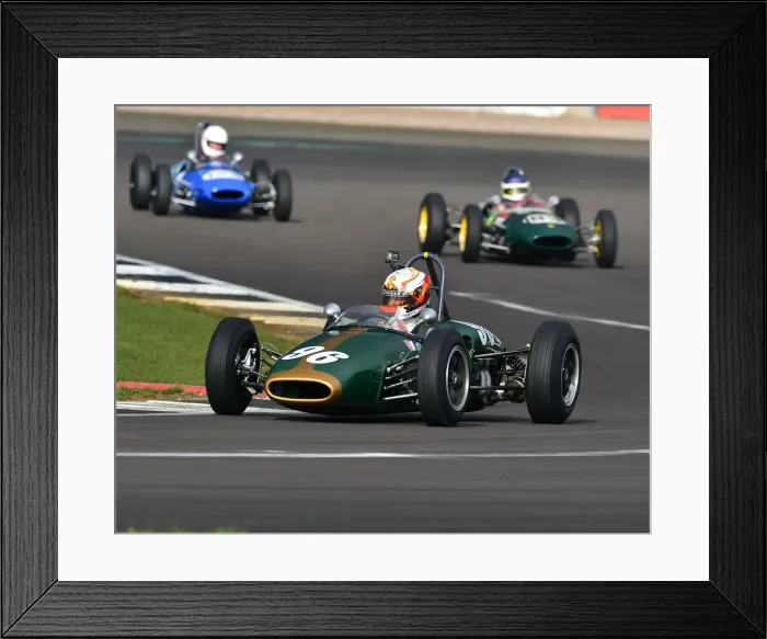 Framed Print : CM29 8694 Timothy de Silva, Brabham BT2 Framed Print : CM29 8694 Timothy de Silva, Brabham BT2