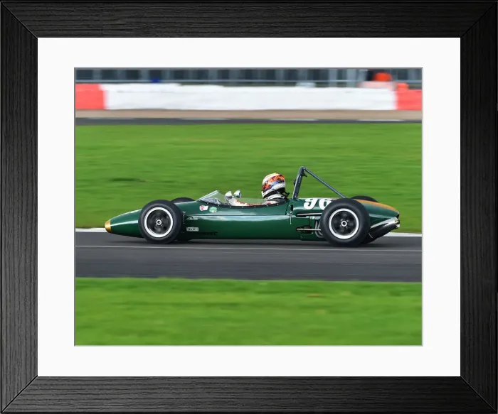 Framed Print : CM29 8759 Timothy de Silva, Brabham BT2 Framed Print : CM29 8759 Timothy de Silva, Brabham BT2