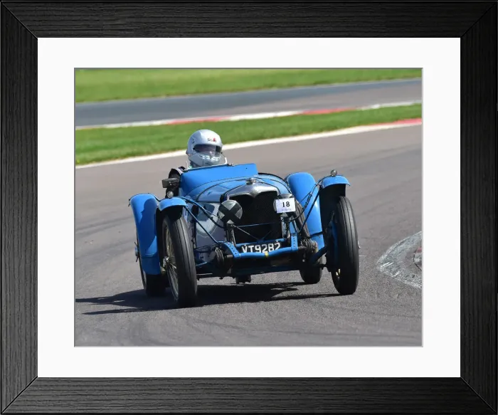 Framed Print : CM28 5153 Tim Kneller, Riley TT Sprite