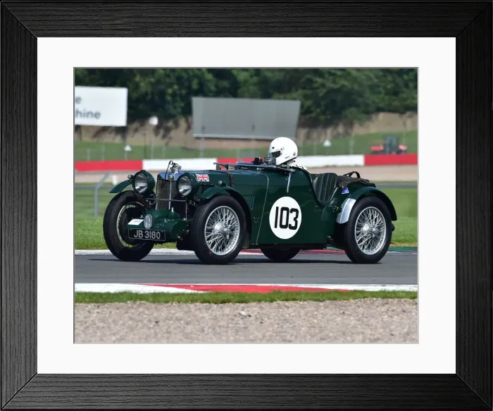 Framed Print : CM28 4576 Teifion Salisbury, MG K3 Framed Print : CM28 4576 Teifion Salisbury, MG K3