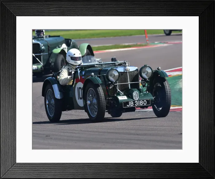 Framed Print : CM28 5089 Teifion Salisbury, MG K3 Framed Print : CM28 5089 Teifion Salisbury, MG K3