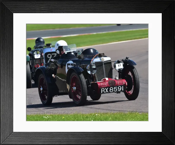 Framed Print : CM28 5091 David Cooksey, MG Montlhery Framed Print : CM28 5091 David Cooksey, MG Montlhery