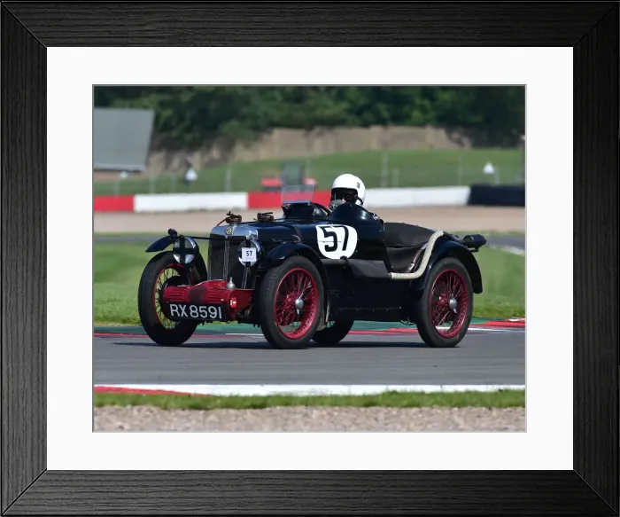 Framed Print : CM28 4534 David Cooksey, MG Montlhery Framed Print : CM28 4534 David Cooksey, MG Montlhery