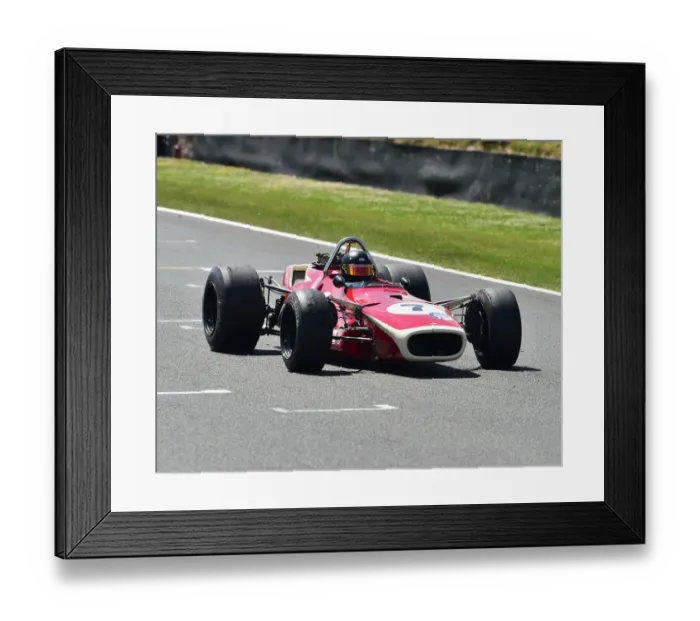 Framed Print : CM28 3688 Richard Summers, Lola T140 Framed Print : CM28 3688 Richard Summers, Lola T140