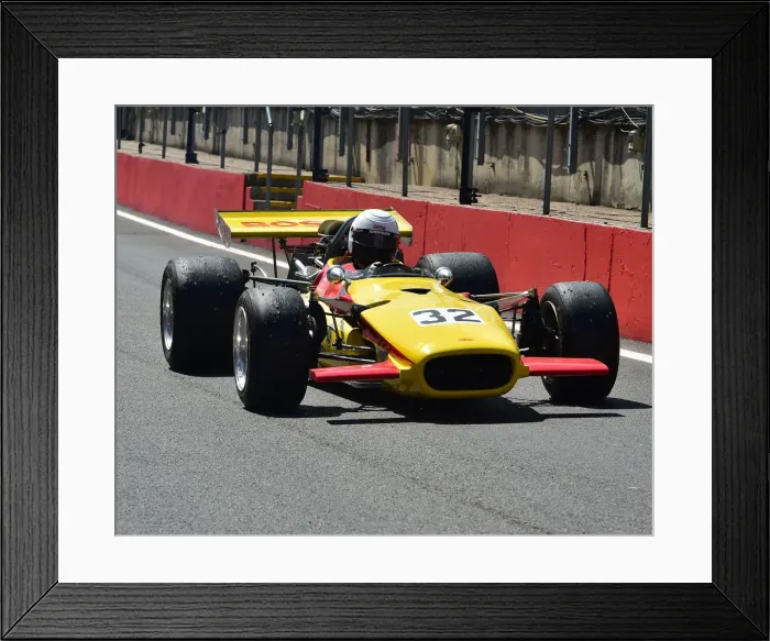 Framed Print : CM28 3757 Adam Simmonds, Lola T142