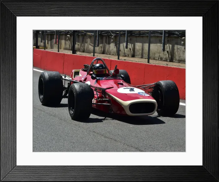 Framed Print : CM28 3761 Richard Summers, Lola T140 Framed Print : CM28 3761 Richard Summers, Lola T140