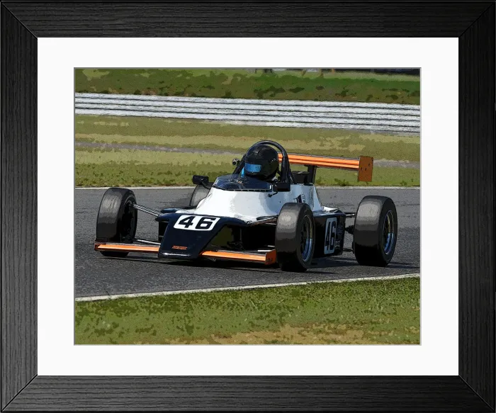Framed Print : CJ7 9008 Steve Collier, Van Diemen RF82 Framed Print : CJ7 9008 Steve Collier, Van Diemen RF82