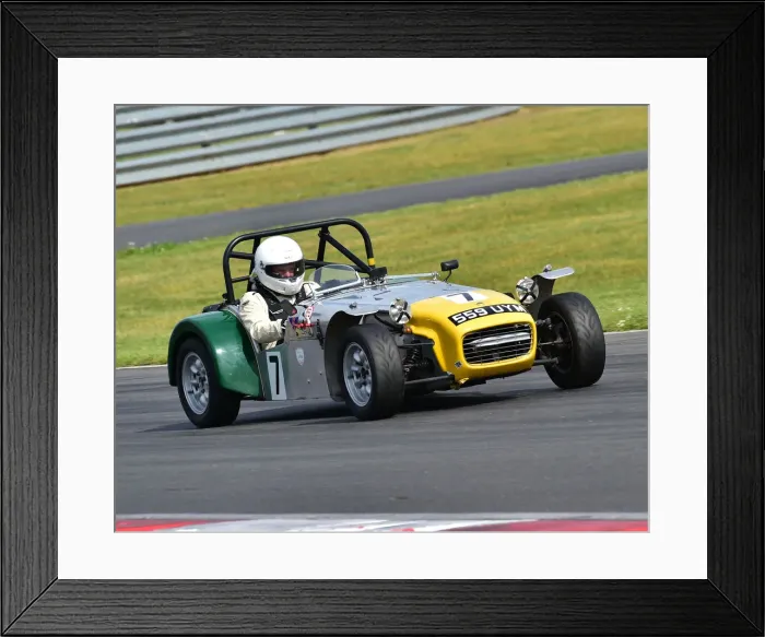 Framed Print : CM28 2518 Teifion Salisbury, Lotus Seven S2 Framed Print : CM28 2518 Teifion Salisbury, Lotus Seven S2