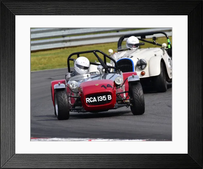 Framed Print : CM28 2470 Roger Lee, Lotus Seven S2 Framed Print : CM28 2470 Roger Lee, Lotus Seven S2