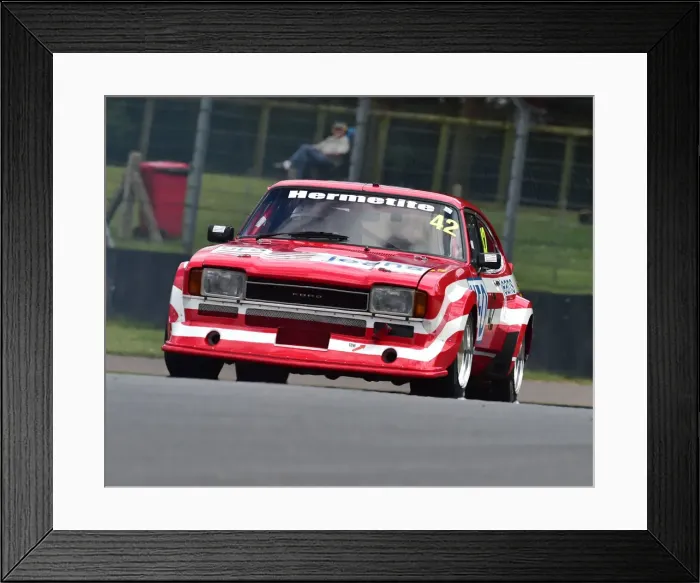 Framed Print : CM28 6144 George Pochciol, Ford Capri Framed Print : CM28 6144 George Pochciol, Ford Capri
