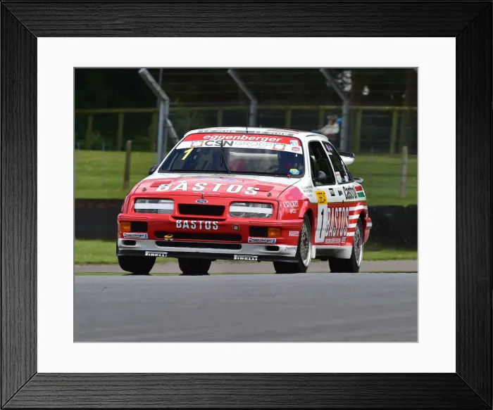 Framed Print : CM28 6139 Michael Lyons, Ford Sierra RS500
