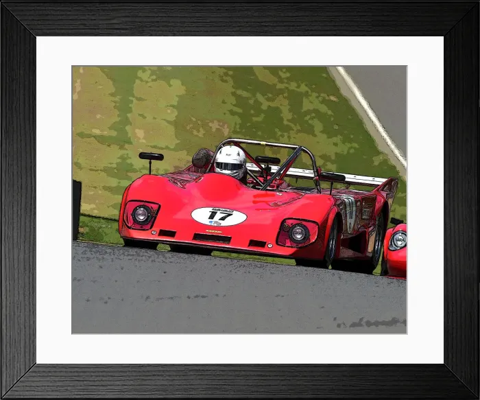 Framed Print : CM28 5996 Vic Nutter, Lola T592 Framed Print : CM28 5996 Vic Nutter, Lola T592