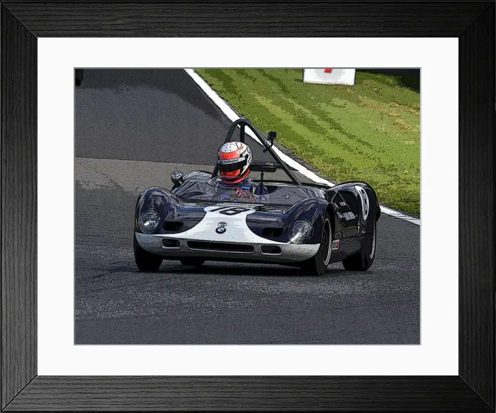 Framed Print : CM28 6331 Max Bartell, Callum Grant, Elva Mk7S Framed Print : CM28 6331 Max Bartell, Callum Grant, Elva Mk7S