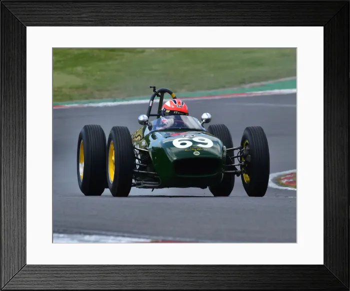 Framed Print : CM28 5957 Benn Tilley, Lotus 18 Framed Print : CM28 5957 Benn Tilley, Lotus 18