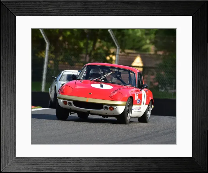 Framed Print : CM28 6601 Jeremy Clark, Lotus Elan S4