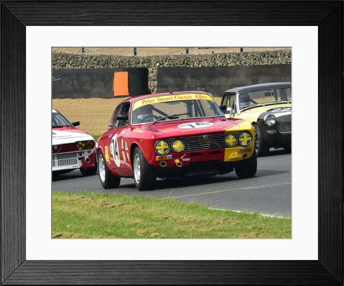 Framed Print : CM28 5397 Mike Neumann, Alfa Romeo 2000 GTV