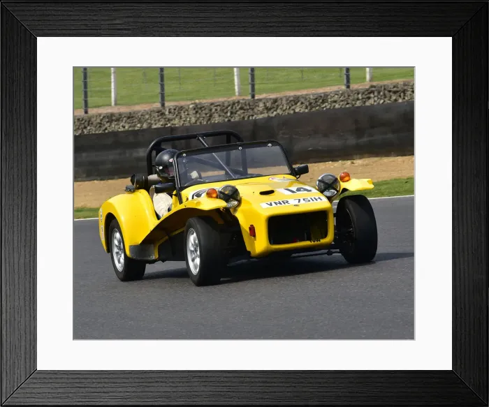 Framed Print : CM28 5370 Chris Holland, Lotus Seven S4