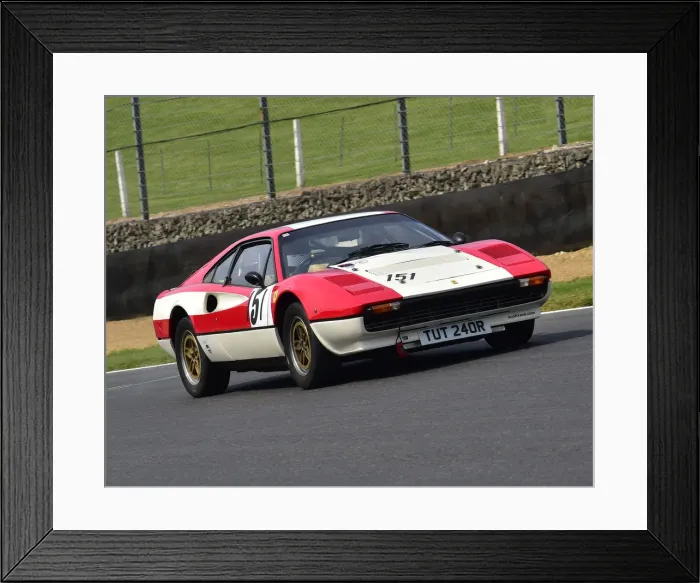 Framed Print : CM28 5367 John Dickson, Ferrari 308 GTB Framed Print : CM28 5367 John Dickson, Ferrari 308 GTB