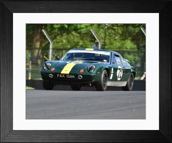 Framed Print : CM28 6575 Jim Dean, Lotus Europa Framed Print : CM28 6575 Jim Dean, Lotus Europa